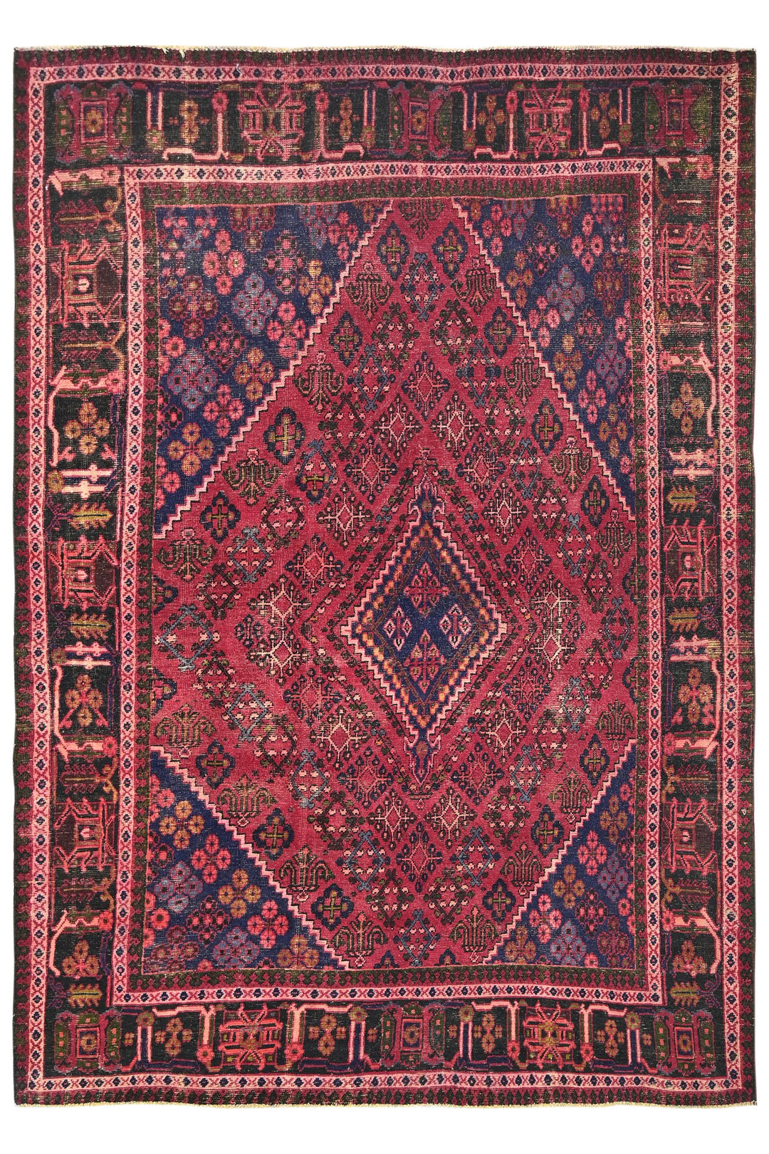 red Large rug 7' 7" x 10' 9"