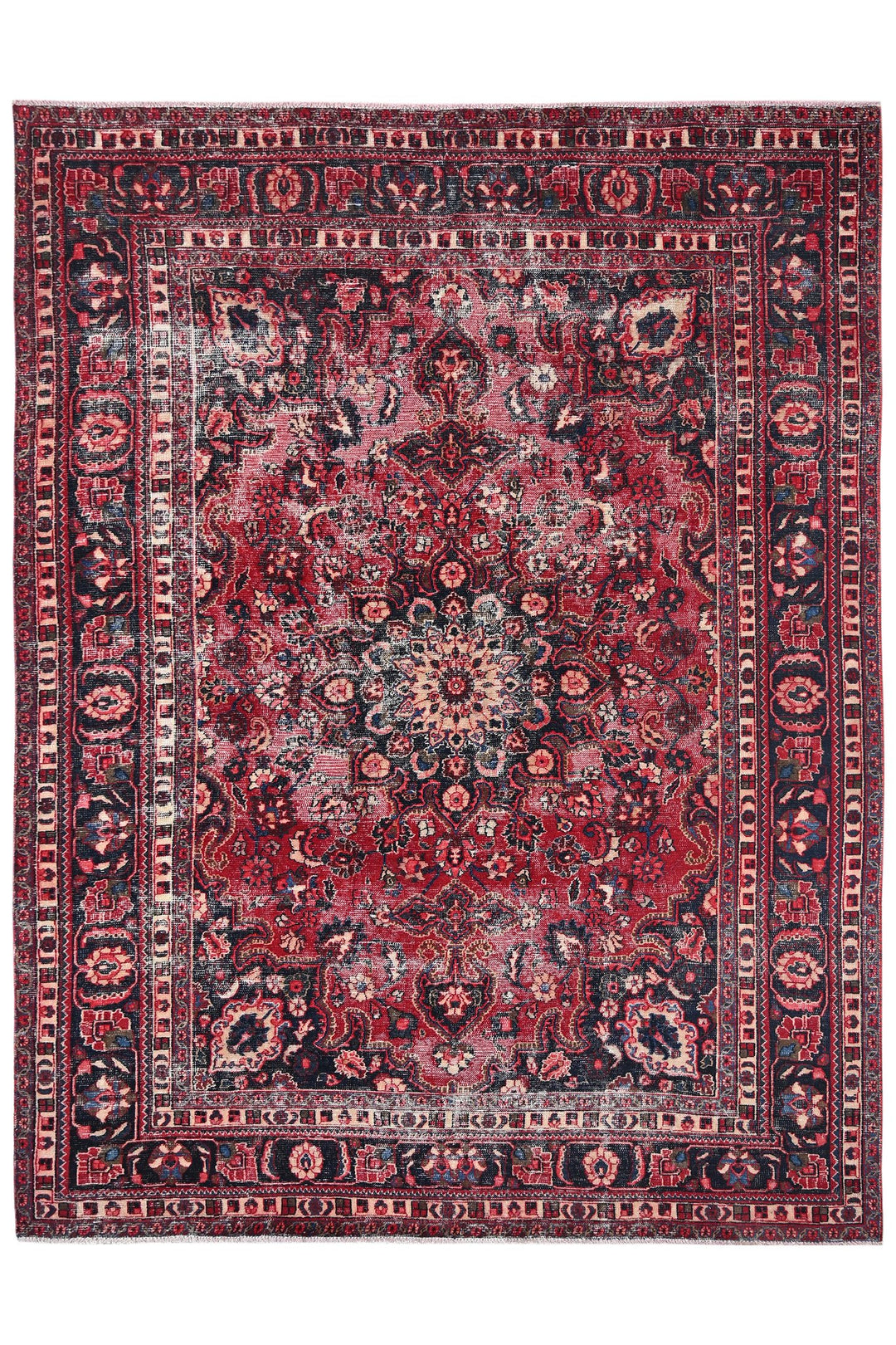 red Large rug 7' 11" x 10' 5"