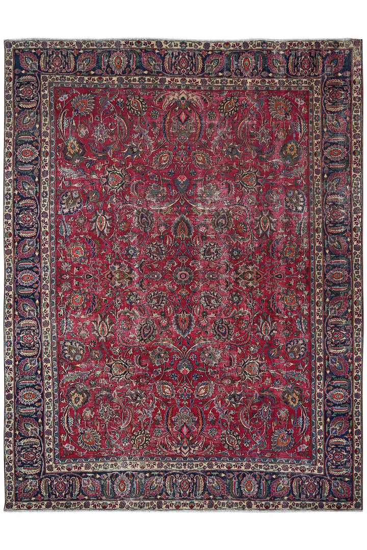 red Oversized rug 9' 3" x 12' 2"