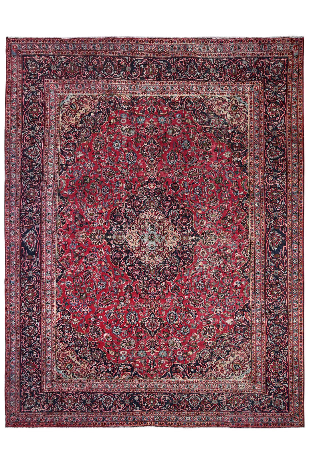 red Oversized rug 9' 6" x 12' 5"