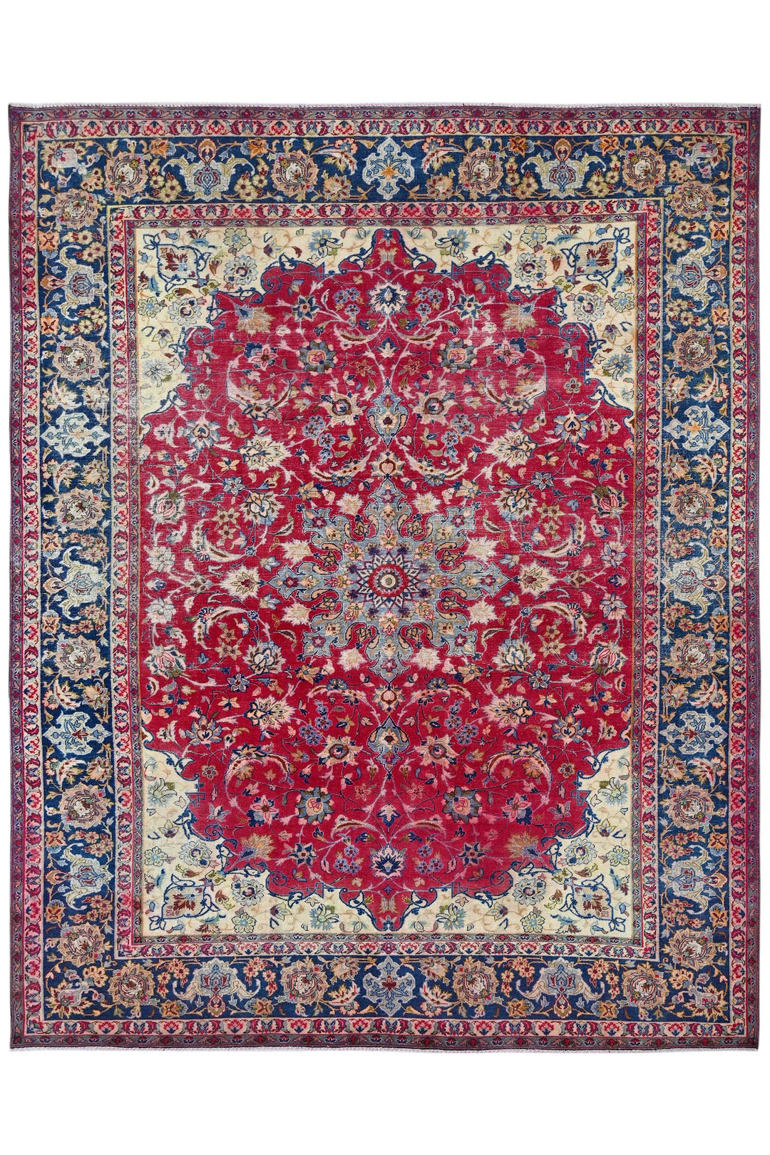 red Oversized rug 8' 10" x 11' 1"