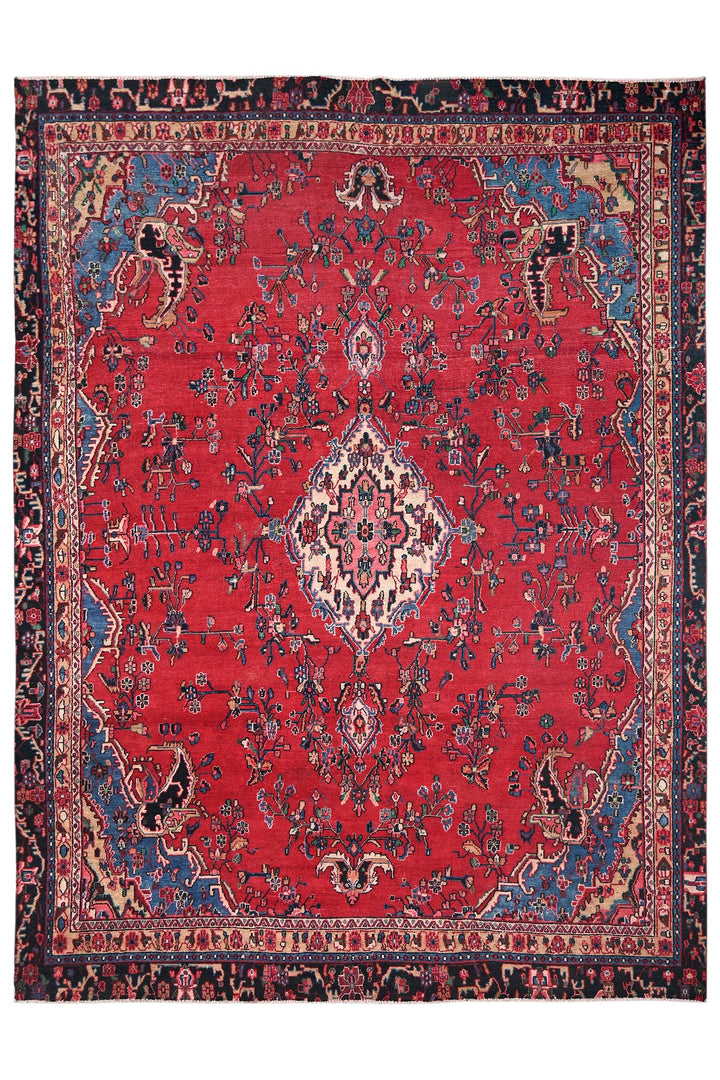 red Oversized rug 9' 6" x 12' 8"