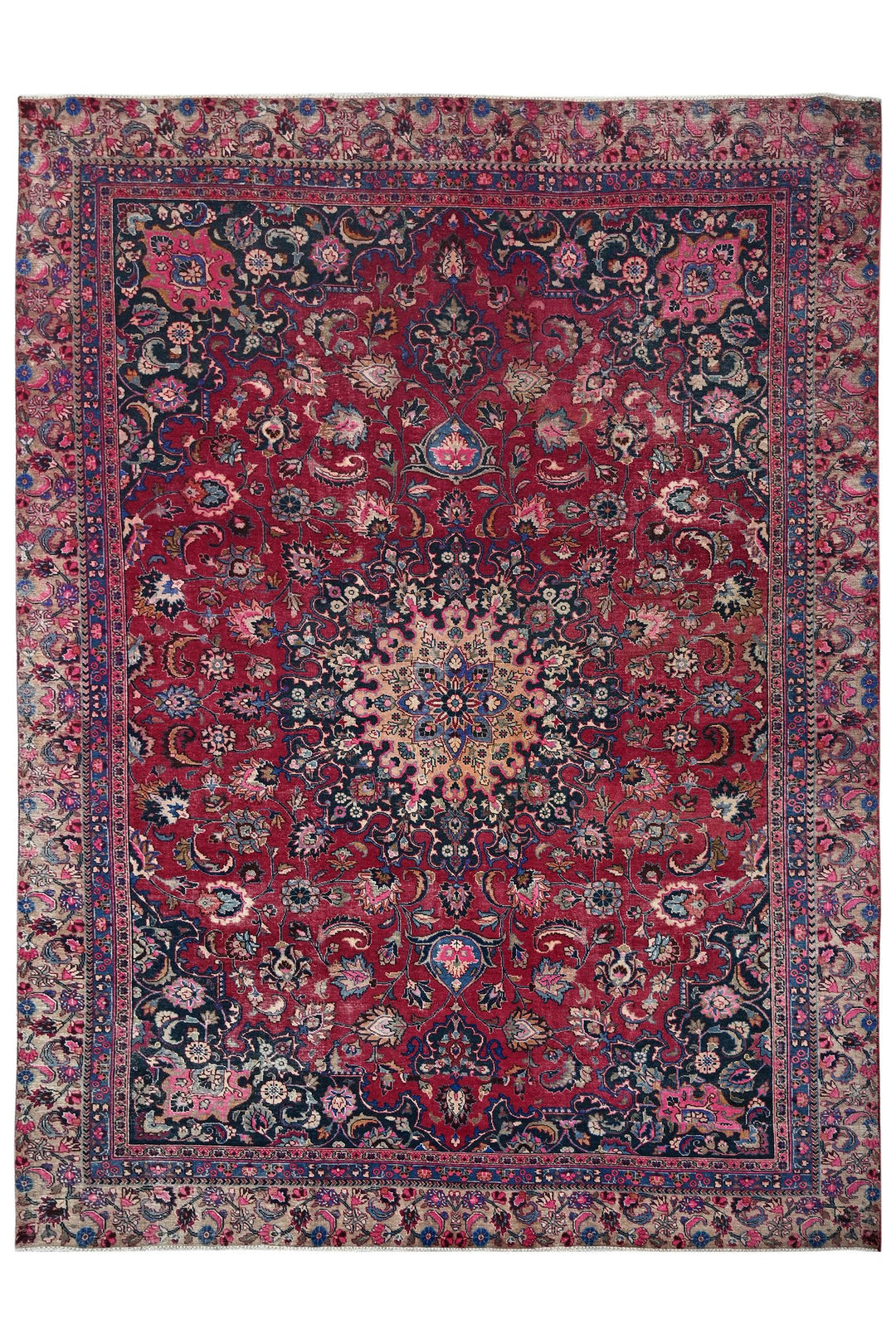 red Oversized rug 8' 8" x 11' 7"