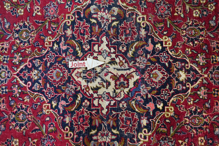 red Oversized rug 9' 6" x 11' 10"