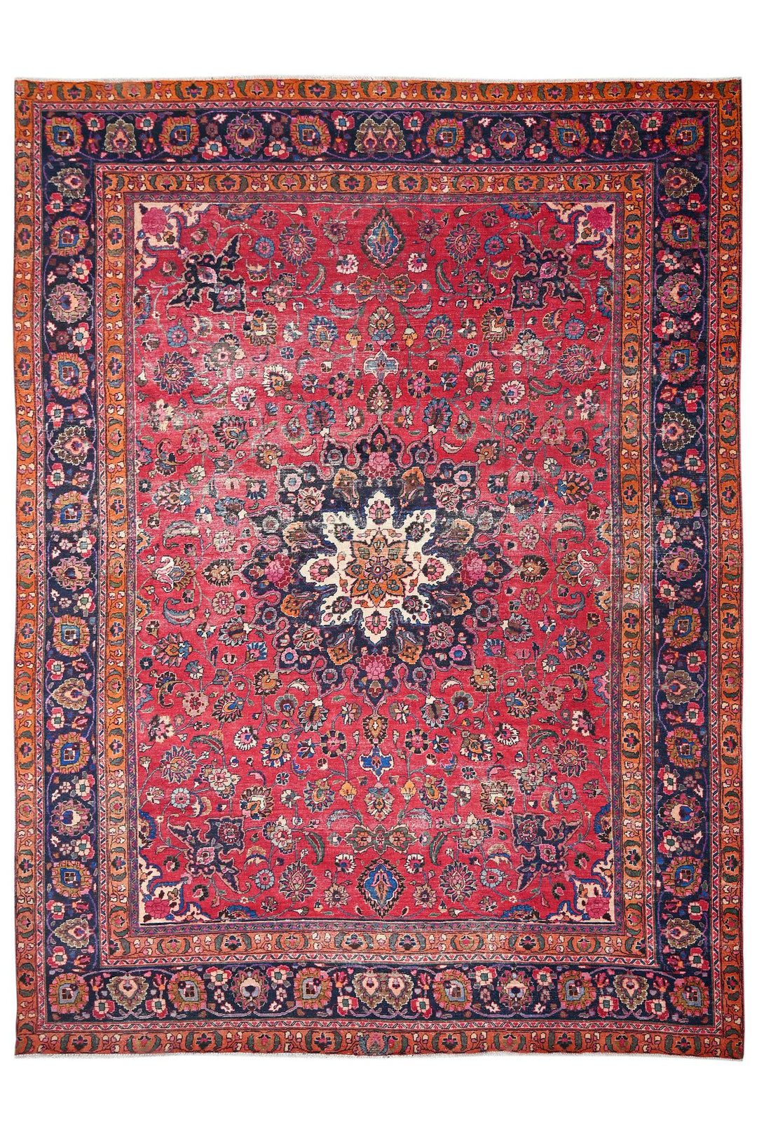 red Oversized rug 9' 9" x 13' 1"