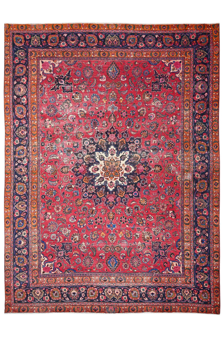 red Oversized rug 9' 9" x 13' 1"