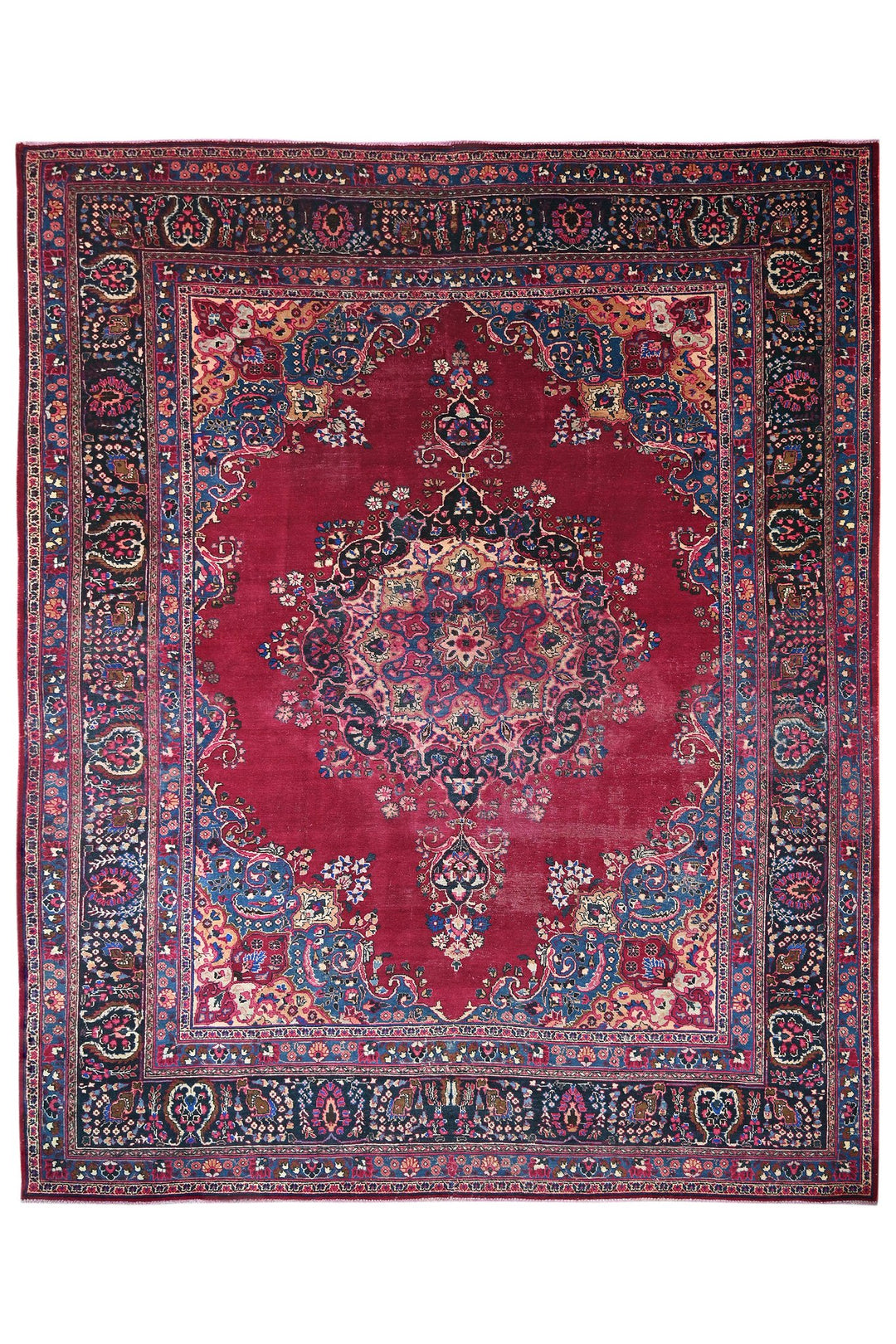 red Oversized rug 9' 10" x 12' 2"