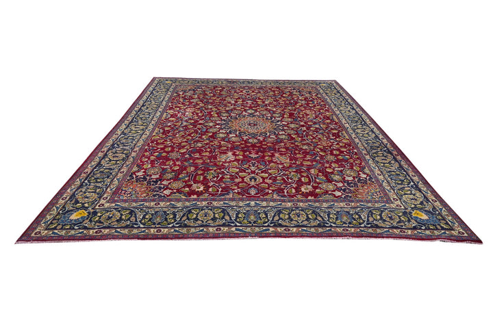 red Oversized rug 9' 7" x 12' 1"