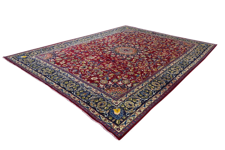 red Oversized rug 9' 7" x 12' 1"