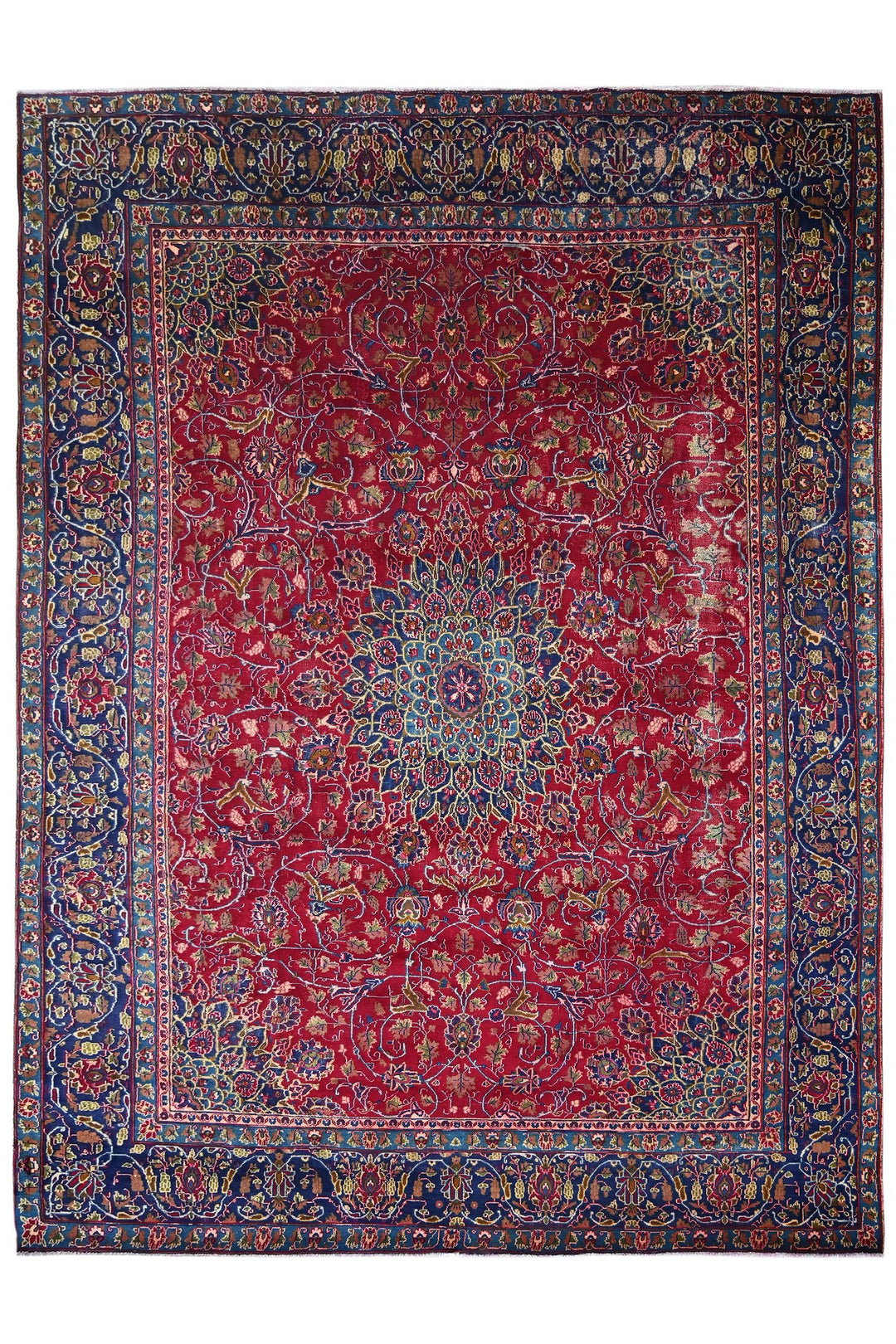 red Oversized rug 9' 0" x 12' 1"