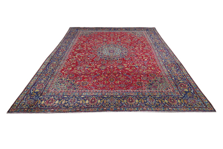 red Oversized rug 9' 0" x 12' 1"