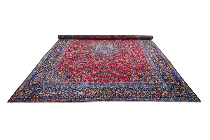 red Oversized rug 9' 0" x 12' 1"