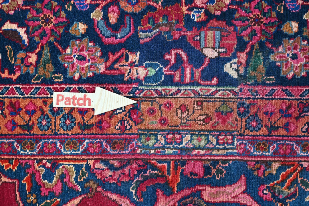 red Oversized rug 9' 7" x 12' 8"