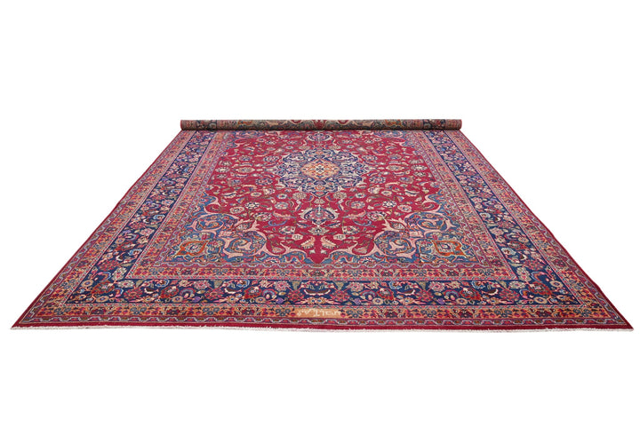 red Oversized rug 9' 7" x 12' 8"