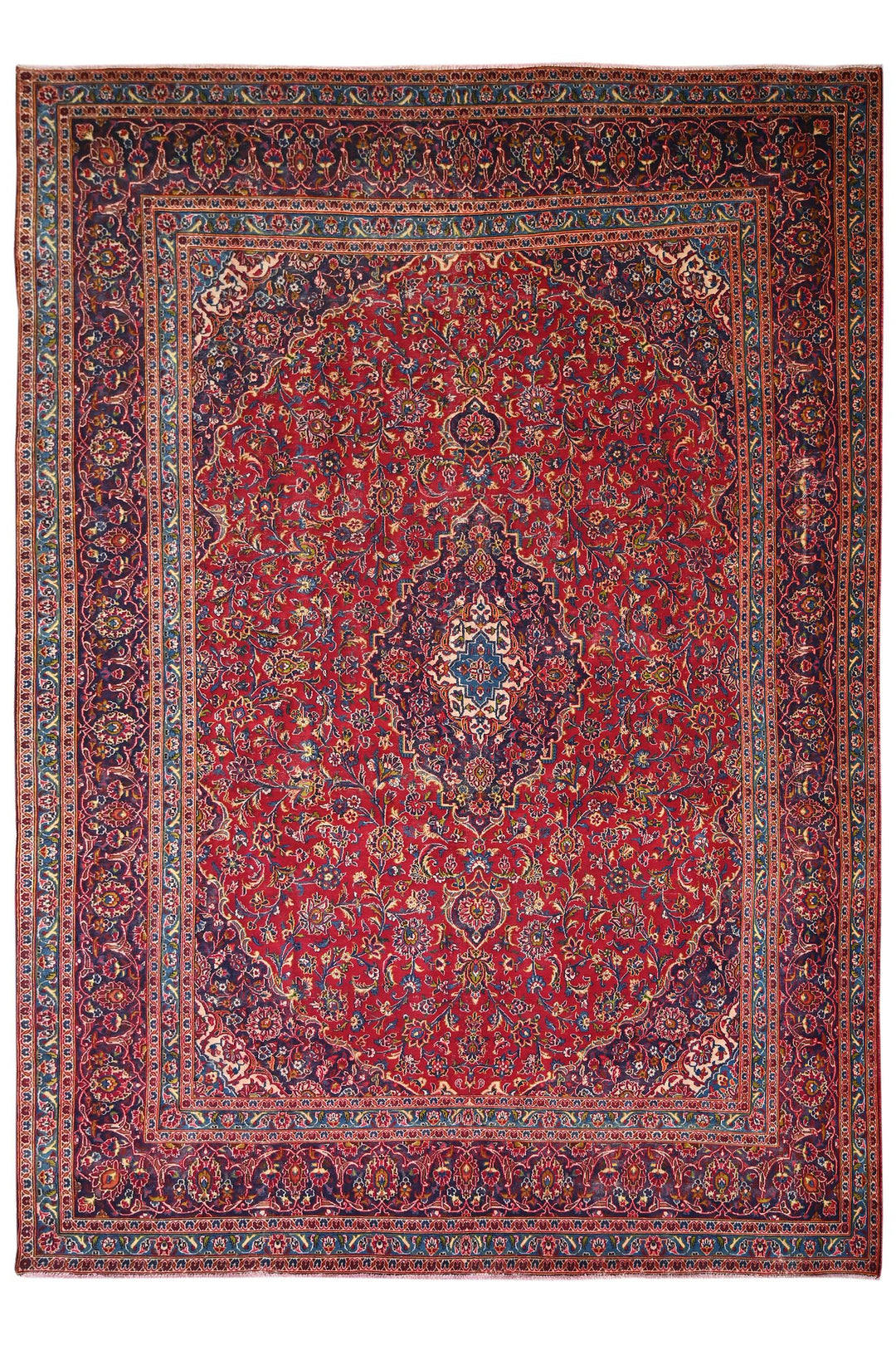 red Oversized rug 9' 4" x 13' 1"