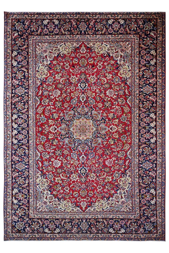 red Oversized rug 9' 4" x 13' 3"
