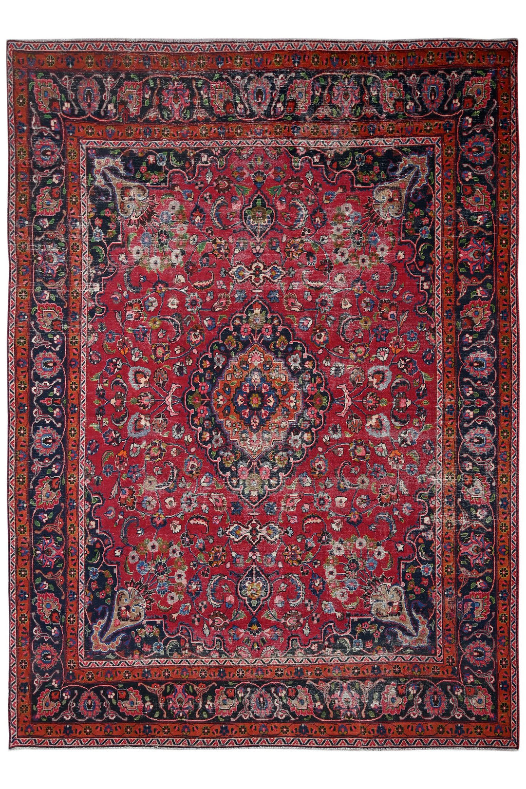 red Oversized rug 9' 6" x 13' 2"
