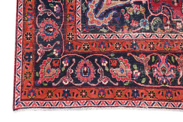 red Oversized rug 9' 6" x 13' 2"