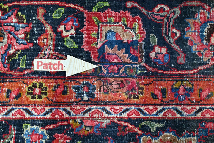 red Oversized rug 9' 6" x 13' 2"