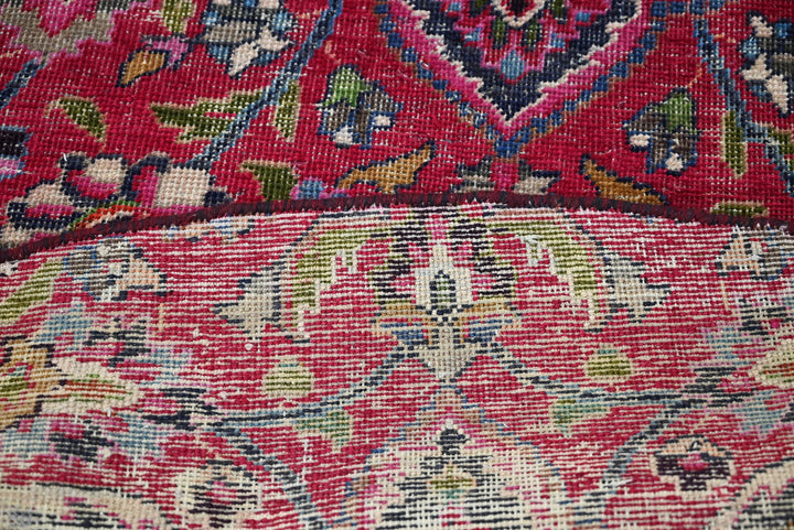 red Large rug 8' 4" x 8' 4"