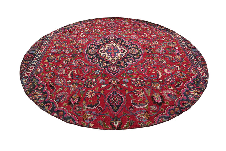red Large rug 8' 4" x 8' 4"