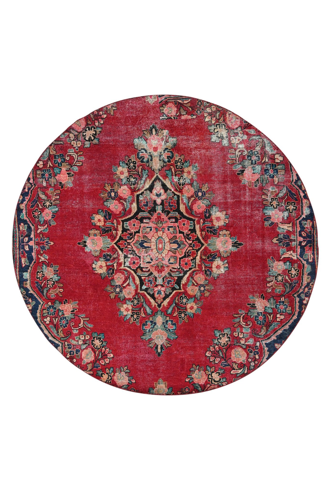 red Large rug 6' 7" x 6' 7"