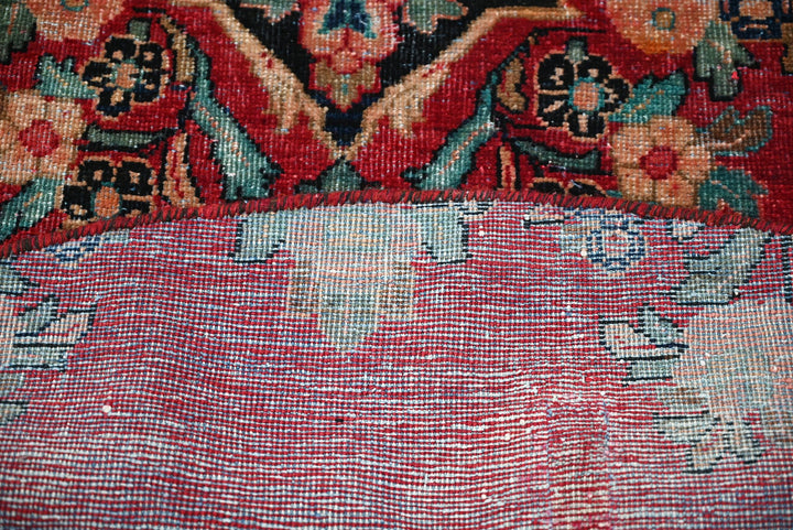 red Large rug 6' 7" x 6' 7"