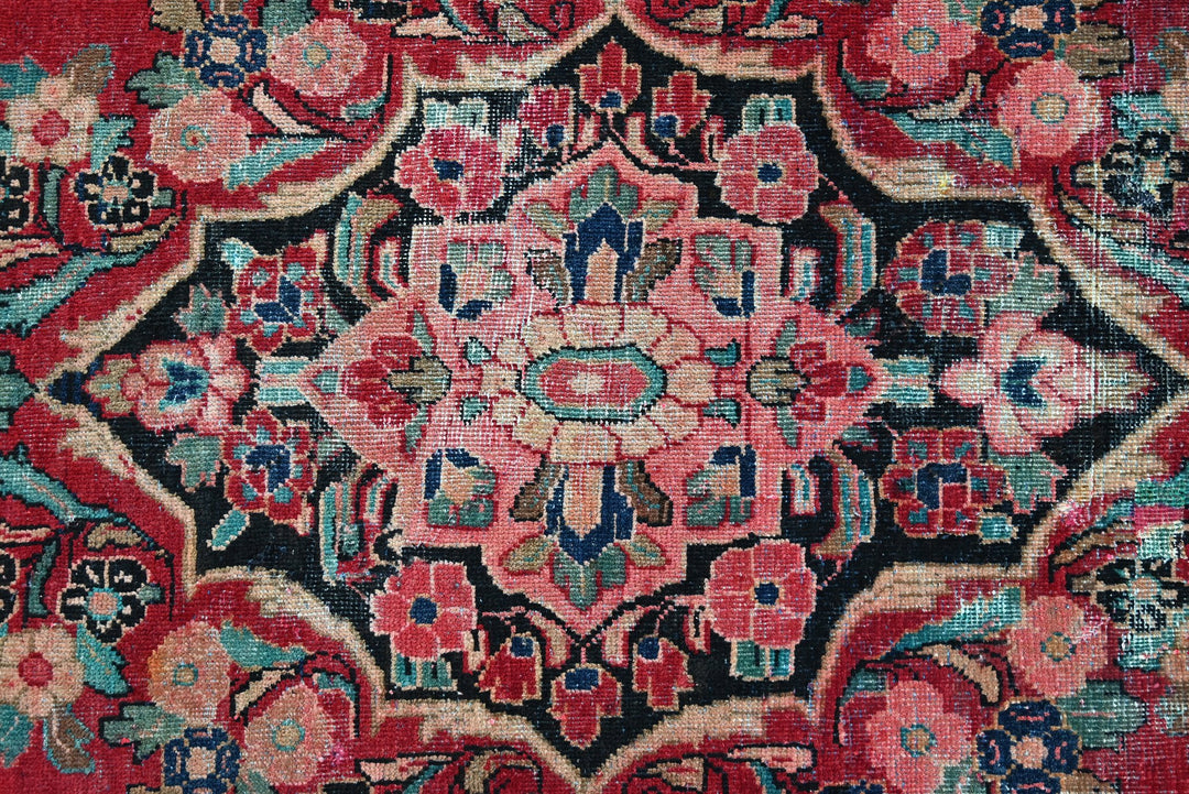 red Large rug 6' 7" x 6' 7"
