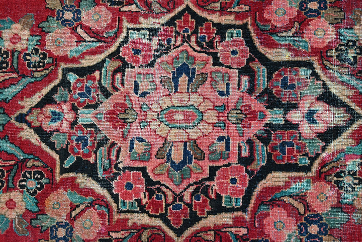 red Large rug 6' 7" x 6' 7"