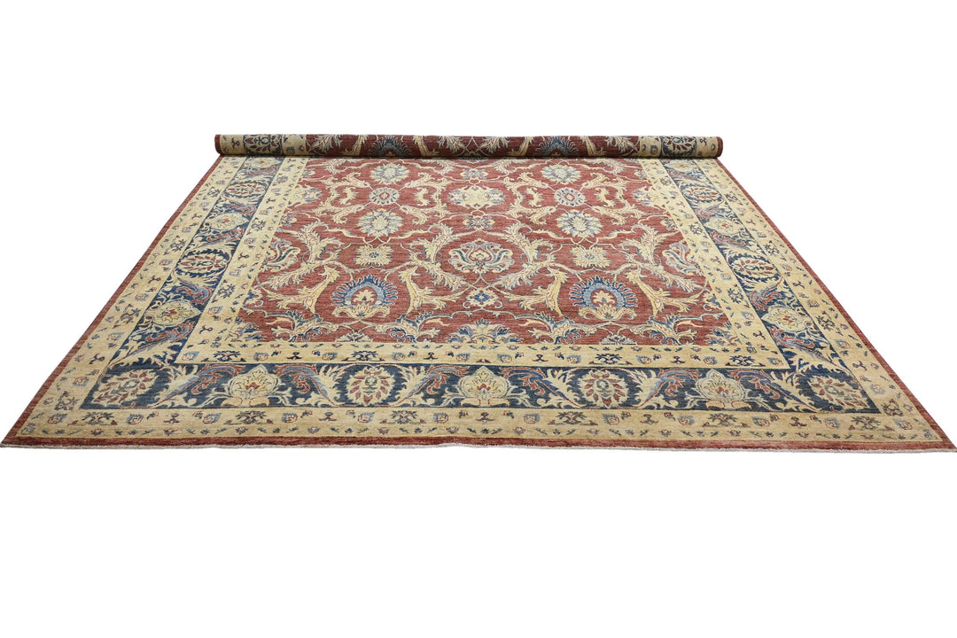 red Oversized rug 8' 10" x 11' 0"