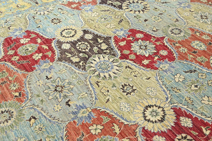 yellow Oversized rug 9' 1" x 11' 9"