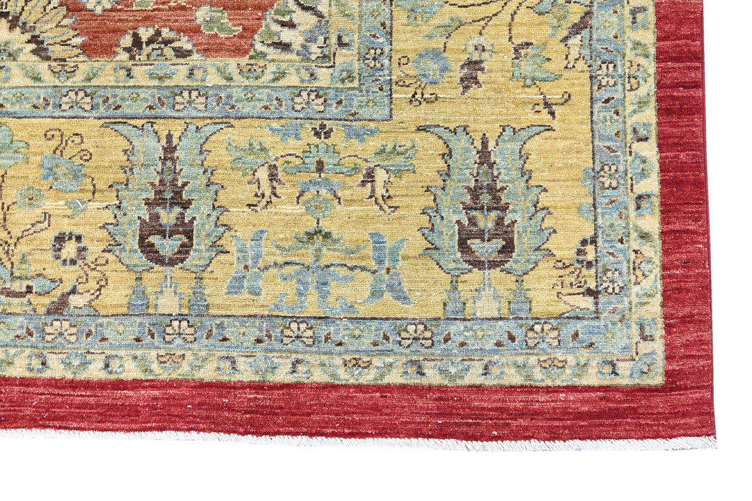 yellow Oversized rug 9' 1" x 11' 9"