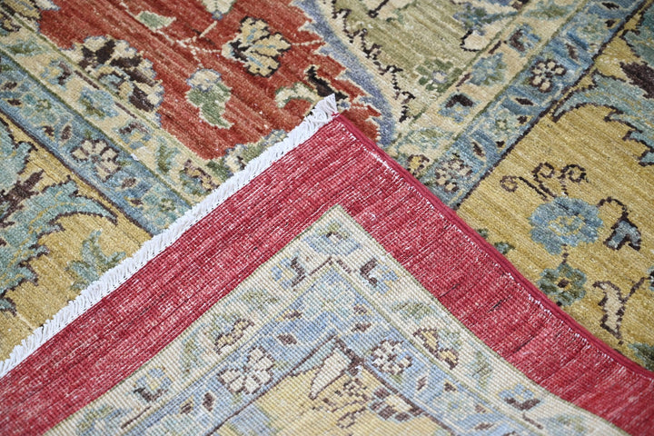 yellow Oversized rug 9' 1" x 11' 9"