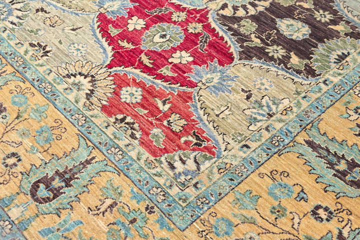 yellow Oversized rug 9' 1" x 11' 9"