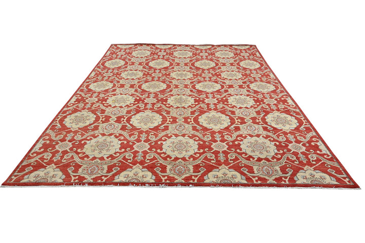 red Oversized rug 8' 10" x 11' 10"