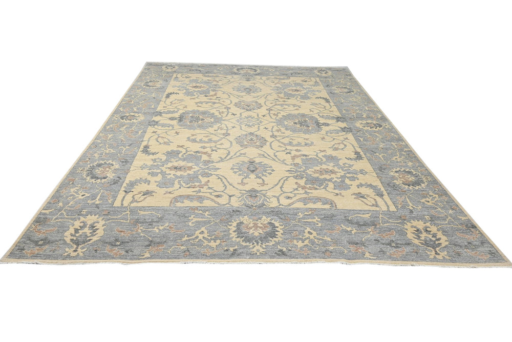 yellow Oversized rug 8' 7" x 12' 4"