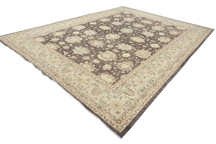 brown Oversized rug 9' 0" x 12' 0"