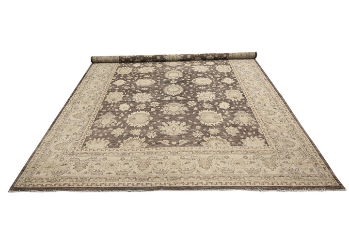 brown Oversized rug 9' 0" x 12' 0"