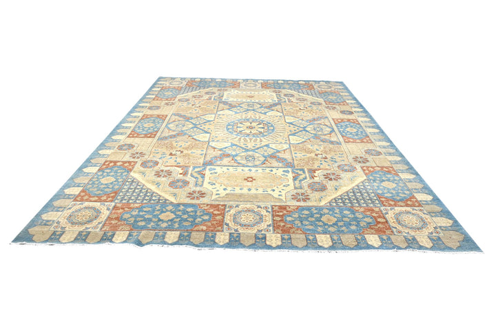 blue Oversized rug 10' 0" x 13' 7"