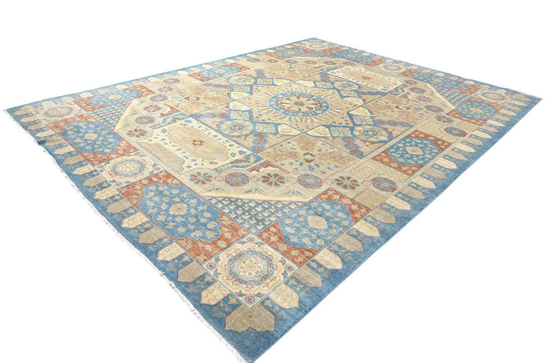 blue Oversized rug 10' 0" x 13' 7"