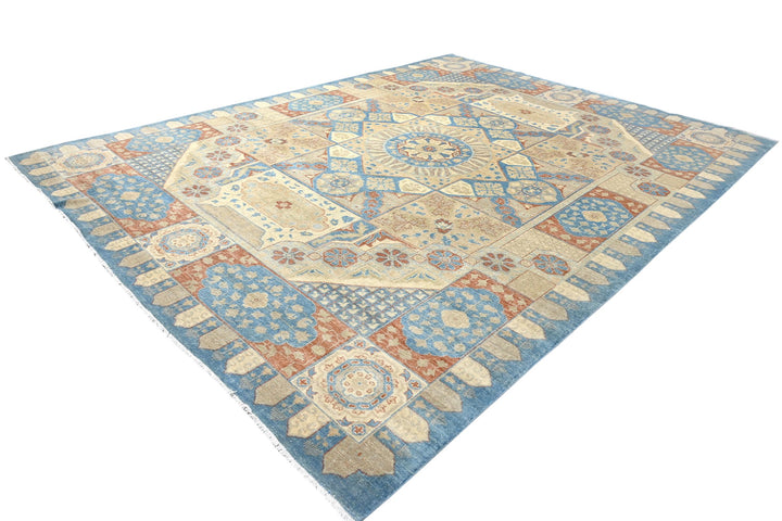 blue Oversized rug 10' 0" x 13' 7"