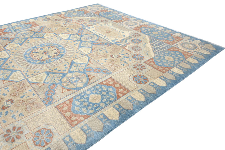 blue Oversized rug 10' 0" x 13' 7"