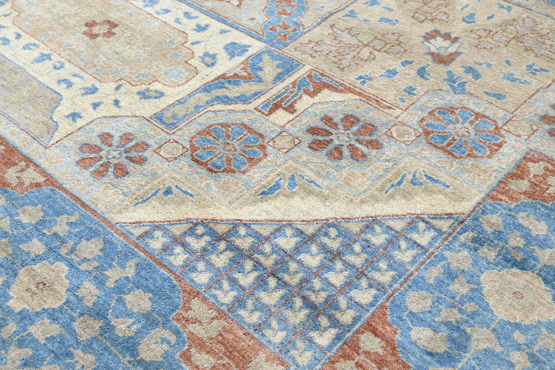 blue Oversized rug 10' 0" x 13' 7"
