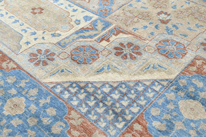 blue Oversized rug 10' 0" x 13' 7"