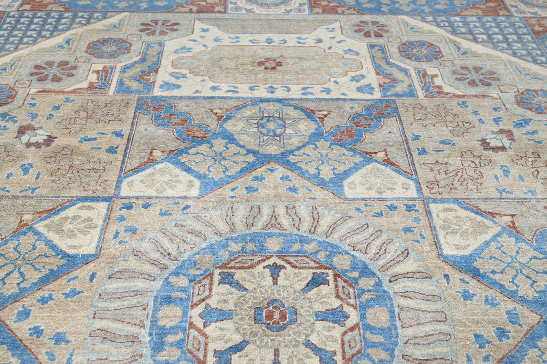 blue Oversized rug 10' 0" x 13' 7"