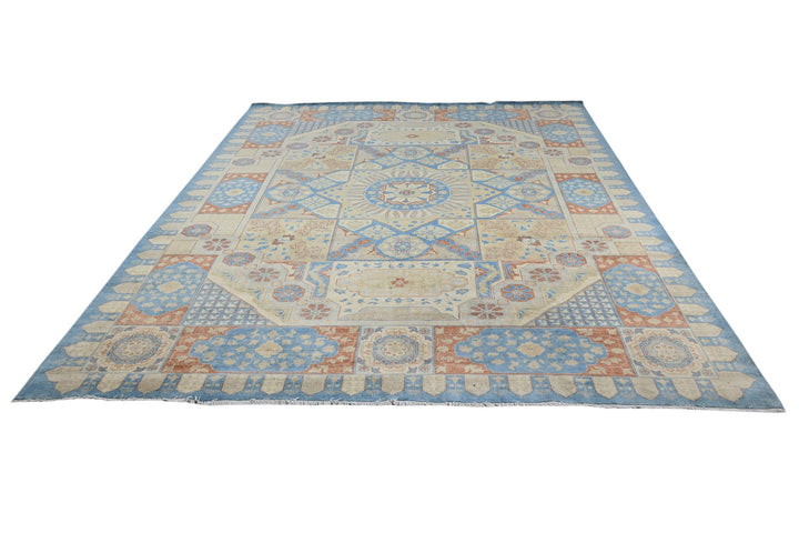 blue Oversized rug 10' 0" x 13' 7"