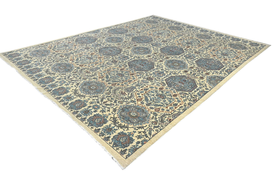white Oversized rug 8' 11" x 11' 11"