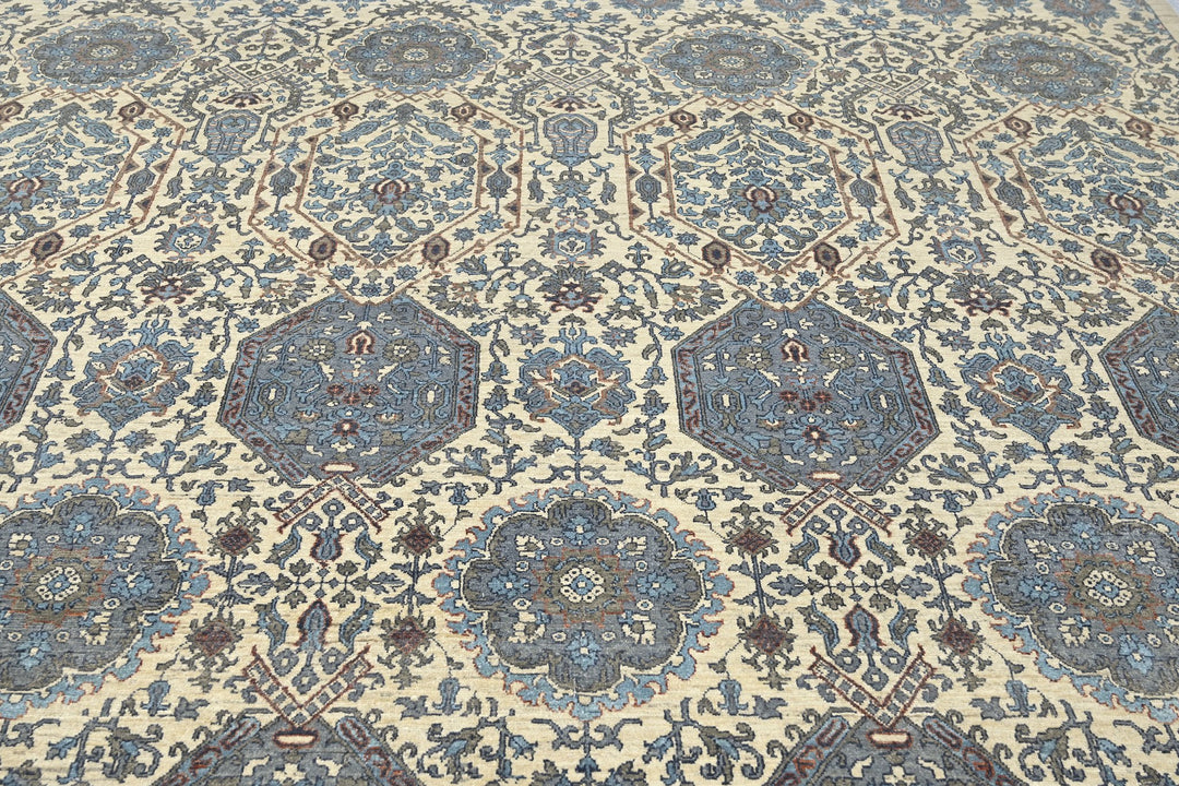 white Oversized rug 8' 11" x 11' 11"