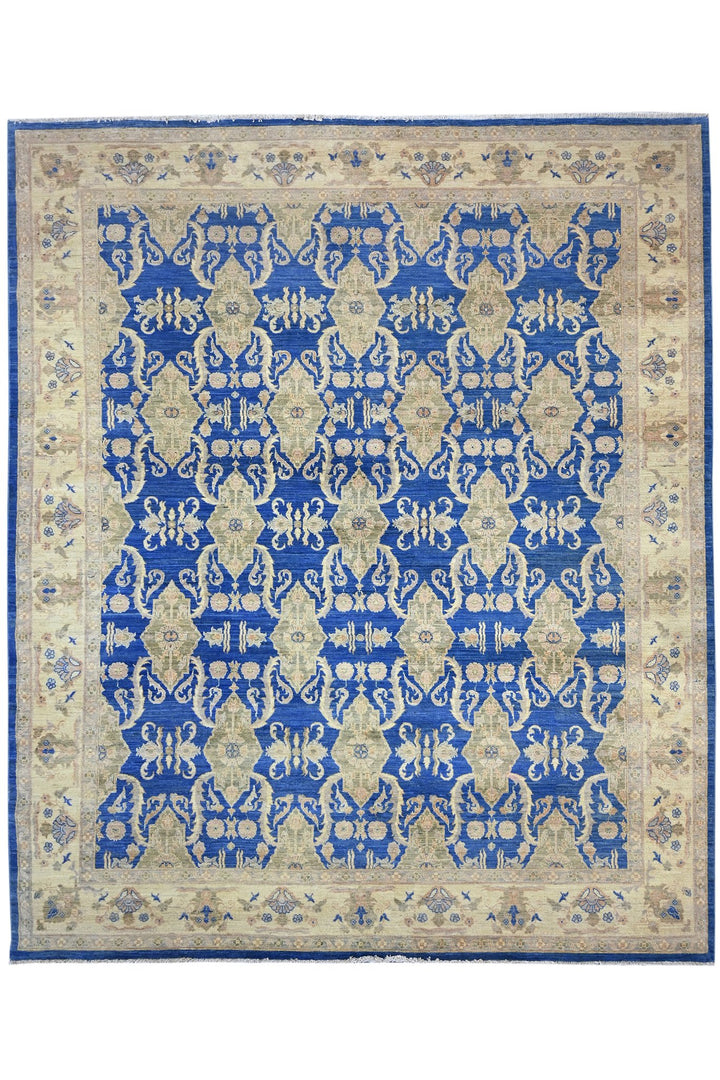 blue Large rug 8' 2" x 9' 10"