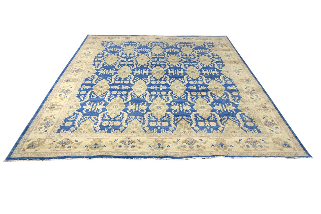 blue Large rug 8' 2" x 9' 10"